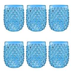 ABODE HOMEWARES Hobnail 6-pc. Drinkware Set