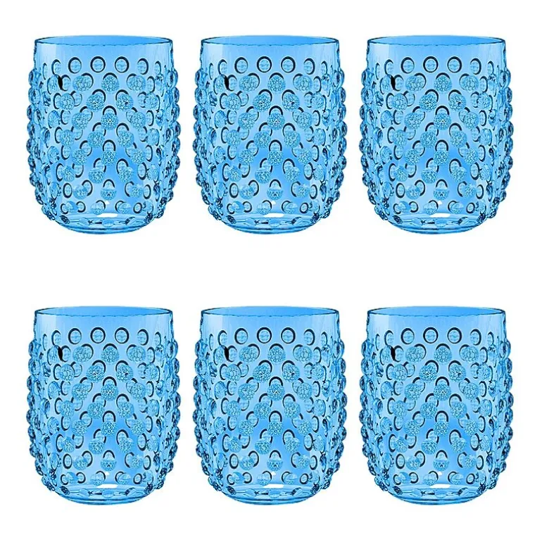 ABODE HOMEWARES Hobnail 6-pc. Drinkware Set