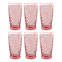 ABODE HOMEWARES Hobnail 6-pc. Drinkware Set