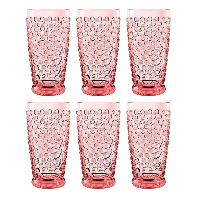 ABODE HOMEWARES Hobnail 6-pc. Drinkware Set