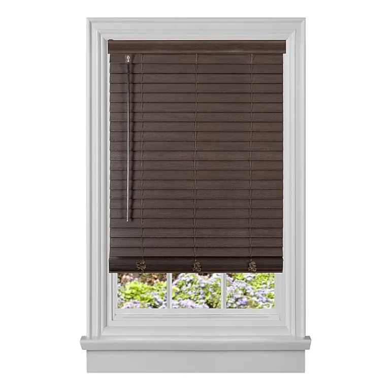 Achim Gii Madera Falsa 2" Cordless Faux Wood Blind
