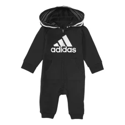 adidas Baby Unisex Hooded Long Sleeve Active Jumpsuit