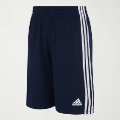 adidas Big Kid Boys Adjustable Waist Mid Rise Knit Pull-On Short