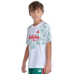 adidas Big Kid Boys Crew Neck Short Sleeve Loose Fit Graphic T-Shirt