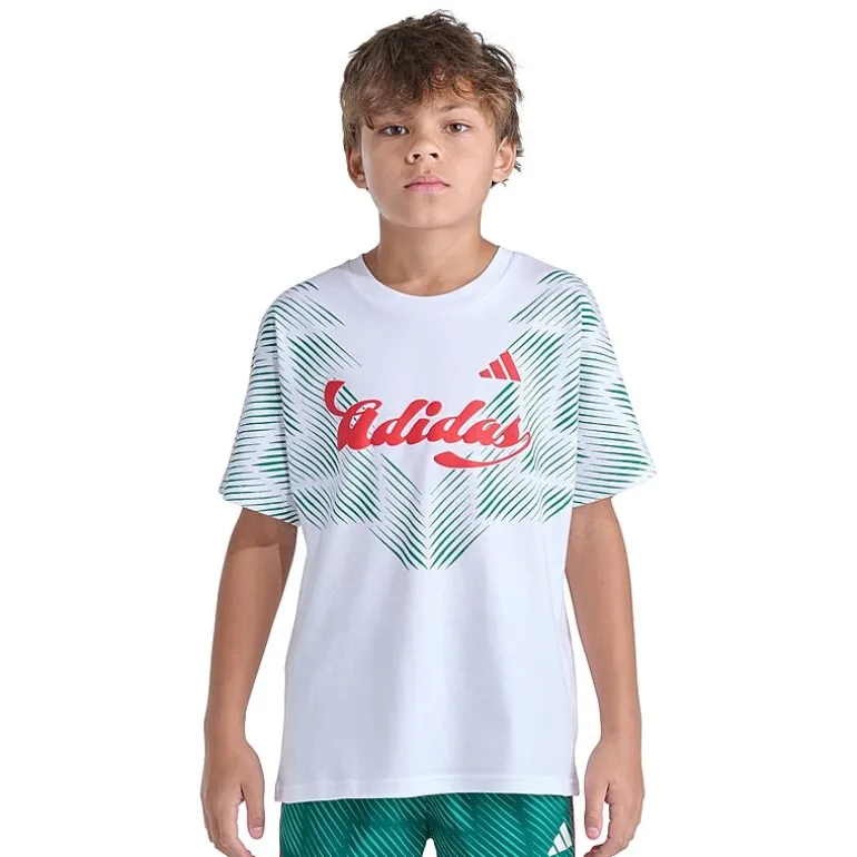 adidas Big Kid Boys Crew Neck Short Sleeve Loose Fit Graphic T-Shirt