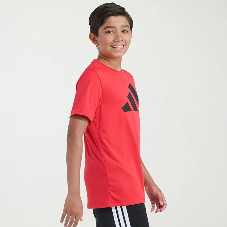 adidas Big Kid Boys Crew Neck Short Sleeve Active T-Shirt