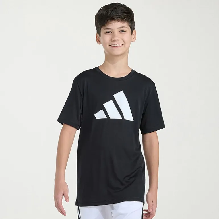 adidas Big Kid Boys Crew Neck Short Sleeve Active T-Shirt