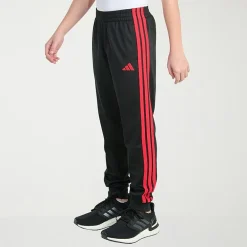 adidas Big Kid Boys Drawstring Waist Cuffed Mid Rise Regular Fit Jogger Pant