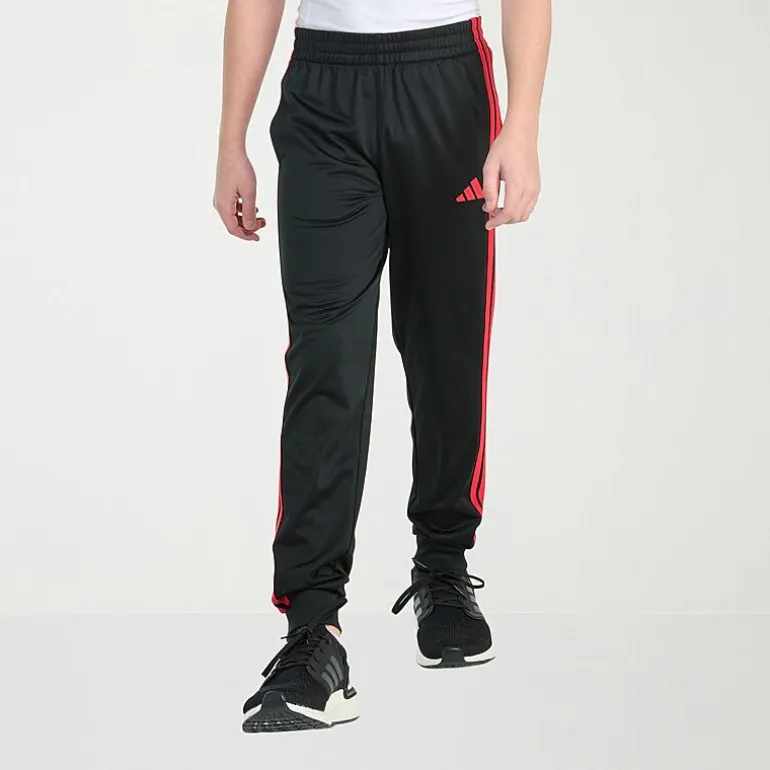 adidas Big Kid Boys Drawstring Waist Cuffed Mid Rise Regular Fit Jogger Pant