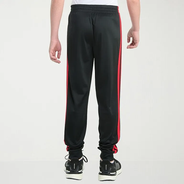 adidas Big Kid Boys Drawstring Waist Cuffed Mid Rise Regular Fit Jogger Pant