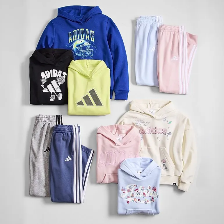 adidas Big Kid Boys Drawstring Waist Tapered Regular Fit Jogger Pant