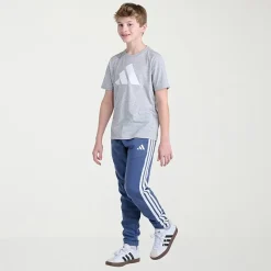 adidas Big Kid Boys Drawstring Waist Tapered Regular Fit Jogger Pant