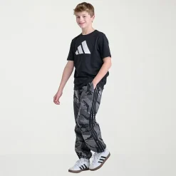 adidas Big Kid Boys Mid Rise Cuffed Loose Fit Fleece Pull-On Pant