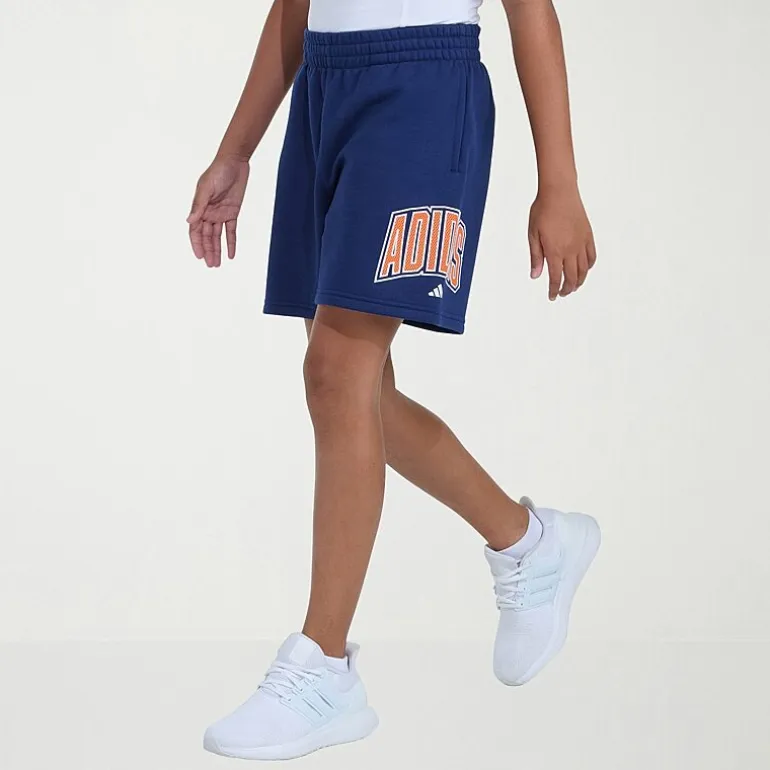 adidas Big Kid Boys Mid Rise Fleece Pull-On Short