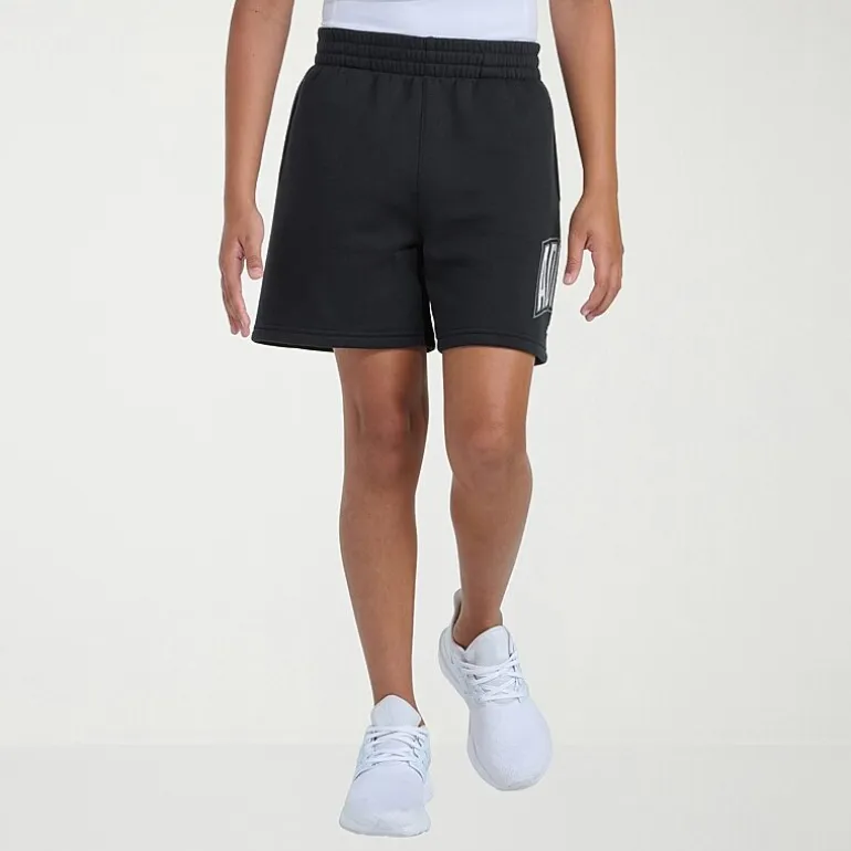 adidas Big Kid Boys Mid Rise Fleece Pull-On Short