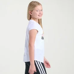 adidas Big Kid Girls Crew Neck Short Sleeve Regular Fit Graphic T-Shirt