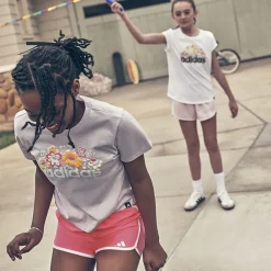 adidas Big Kid Girls Mid Rise Running Short