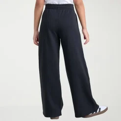 adidas Big Kid Girls Mid Rise Wide Leg Regular Fit Fleece Pull-On Pant