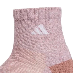 adidas Big Kid Girls 6 Pair Quarter Ankle Socks