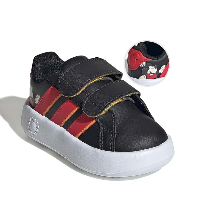 adidas Cloudfoam Grand Court Toddler Boys Mickey Mouse Sneakers