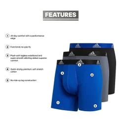 adidas Cotton Mens 3 Pack Boxer Briefs 5152359a