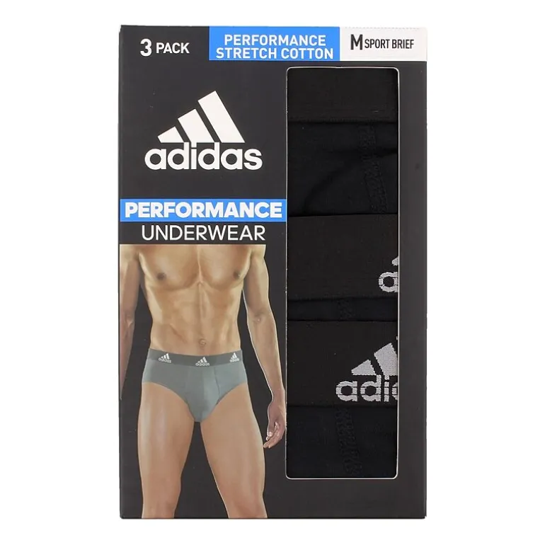 adidas Cotton Mens 3 Pack Briefs 5152357a