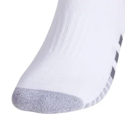 adidas Cushioned Mens 3 Pair Big and Tall Quarter Ankle Socks