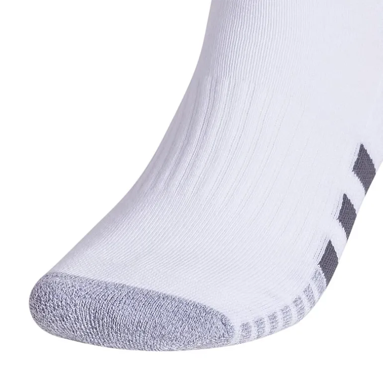 adidas Cushioned Mens 3 Pair Big and Tall Low Cut Socks