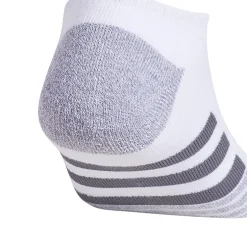 adidas Cushioned Mens 3 Pair Big and Tall No Show Socks