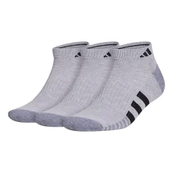 adidas Cushioned Mens 3 Pair Low Cut Socks