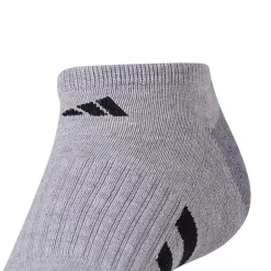 adidas Cushioned Mens 3 Pair No Show Socks