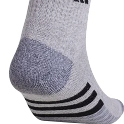 adidas Cushioned Mens 3 Pair Quarter Ankle Socks