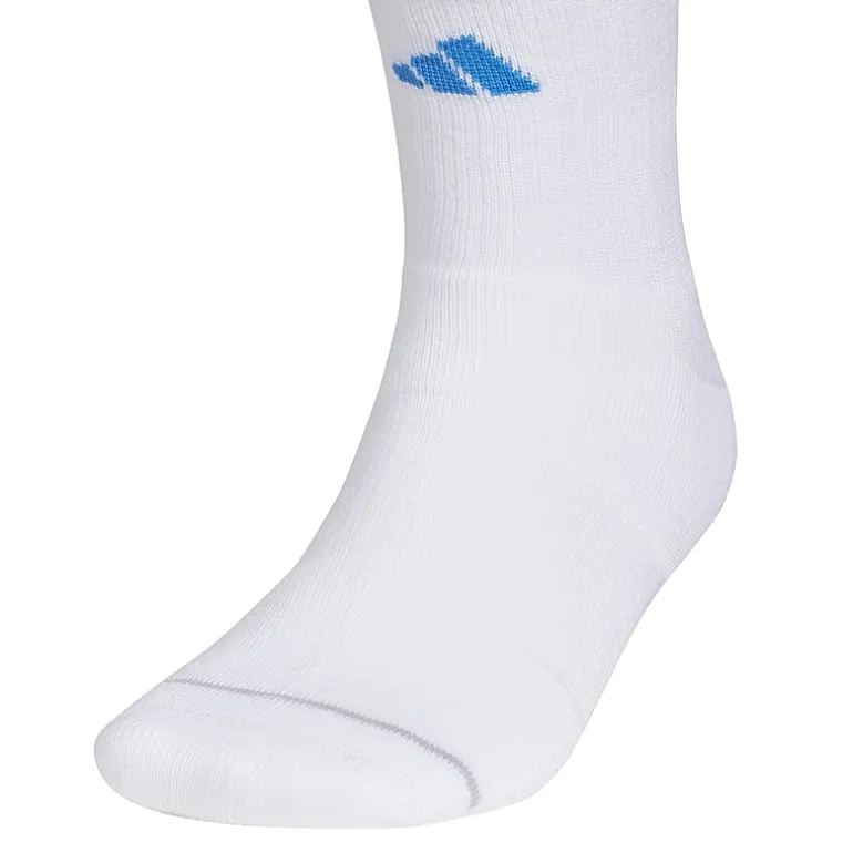 adidas Cushioned Mens 3-pc. Quarter Ankle Socks
