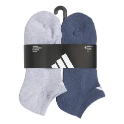 adidas Cushioned Womens Multi-Pack 6 Pair No Show Socks