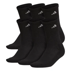 adidas Cushioned Womens 6 Pair Crew Socks