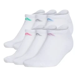 adidas Cushioned Womens 6 Pair No Show Socks