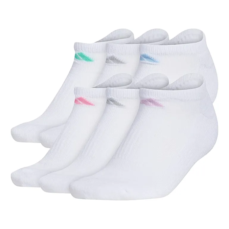 adidas Cushioned Womens 6 Pair No Show Socks