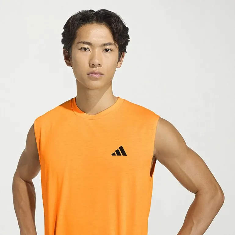 adidas Essentials Feel Ready Mens Crew Neck Sleeveless Active Big and Tall T-Shirt