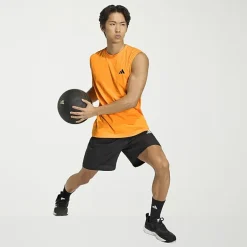 adidas Essentials Feel Ready Mens Crew Neck Sleeveless Active Big and Tall T-Shirt