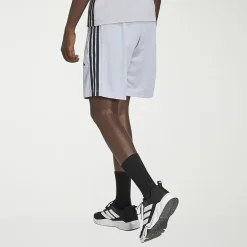 adidas Essential 3 Stripe Mens 9" Big and Tall Workout Shorts