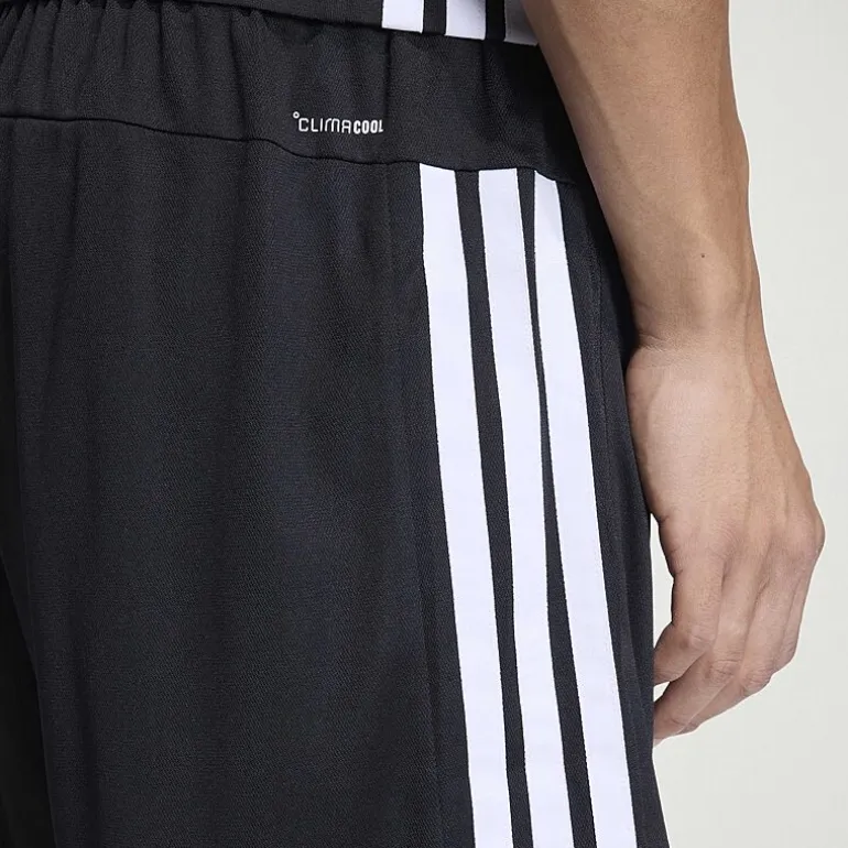 adidas Essential 3 Stripe Mens 9" Big and Tall Workout Shorts