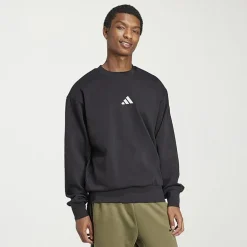 adidas Feel Cozy Mens Crew Neck Long Sleeve Sweatshirt