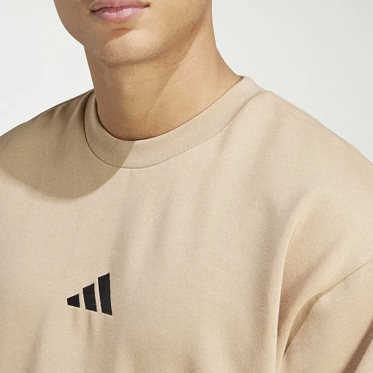 adidas Feel Cozy Mens Crew Neck Long Sleeve Sweatshirt