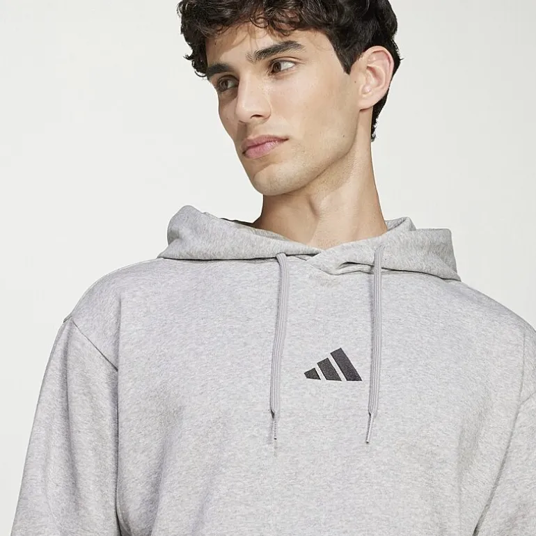 adidas Feel Cozy Mens Long Sleeve Fleece Active Big and Tall Hoodie