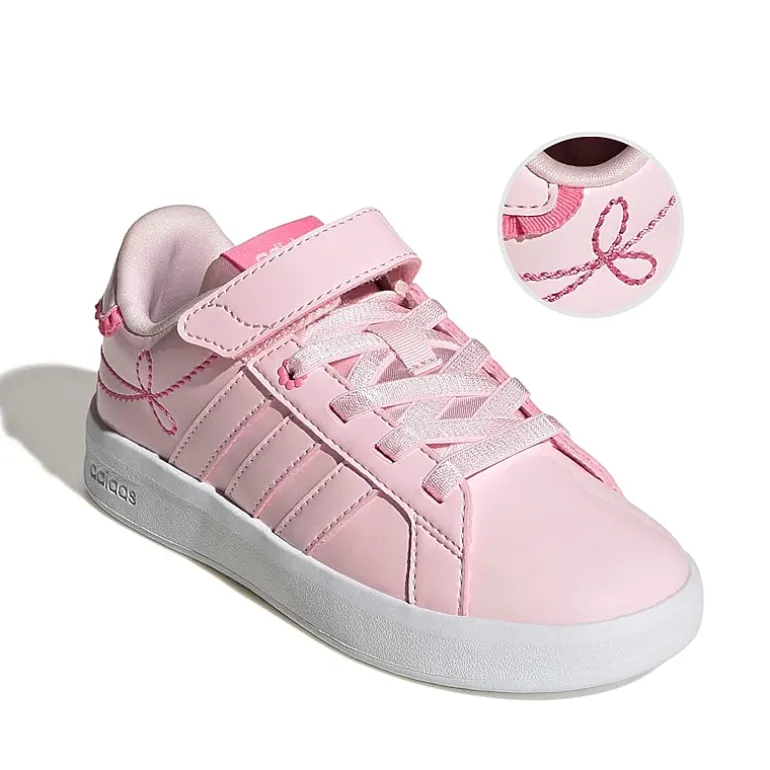 adidas Gr Court 3.0 Little Kid Girls Sneakers