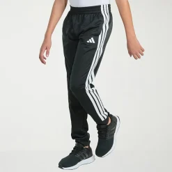 adidas Iconic Tricot Big Kid Boys Mid Rise Regular Fit Cuffed Track Pant