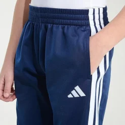 adidas Iconic Tricot Big Kid Boys Mid Rise Regular Fit Cuffed Track Pant