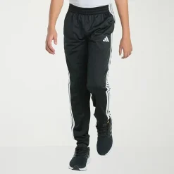 adidas Iconic Tricot Big Kid Boys Mid Rise Regular Fit Cuffed Track Pant