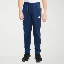 adidas Iconic Tricot Big Kid Boys Mid Rise Regular Fit Cuffed Track Pant
