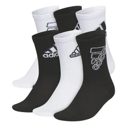 adidas Little & Big Kid Boys 6 Pair Crew Socks